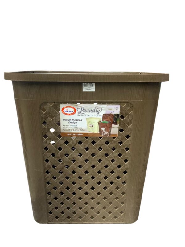 Rattan Laundry Basket W-Cover