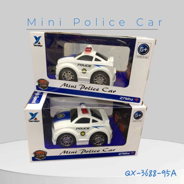 11100233-QX3688-95A Mini Police Car W/ remote